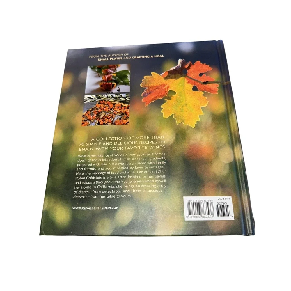 Simply Delicious Wine Country Recipes by Robin Goldstein (2018, Hardcover)‎
